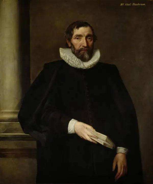 Alexander Henderson, yaklaşık 1583 - 1646. Presbiteryen teolog ve diplomat - Antoine van Dyck