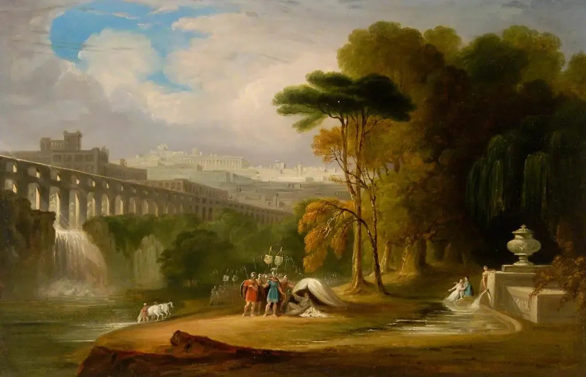 Alexandre et Diogène - John Martin image 1 reproduction de peinture à l’huile