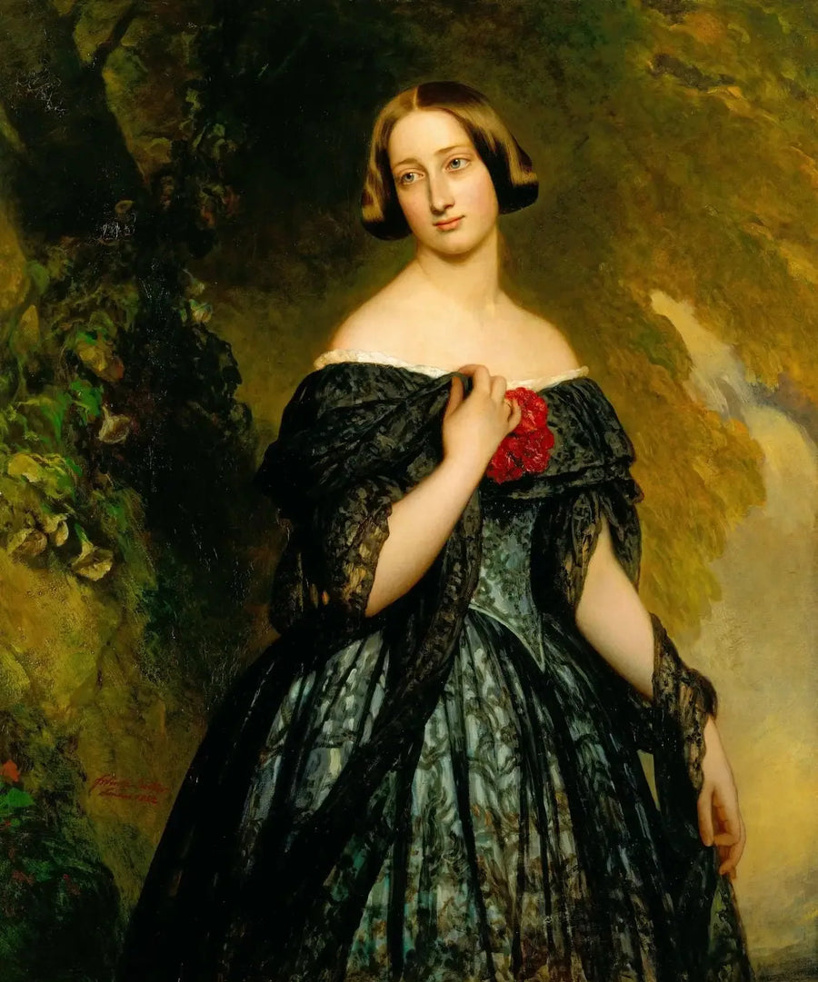 Alexandrine, Saxe-Cobourg-Gotha Düşesi (1820-1904) - Franz Xaver Winterhalter
