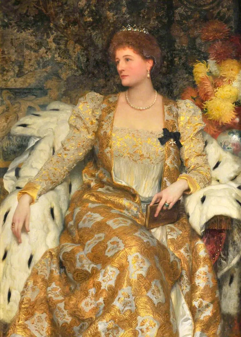 Alice Anne Graham-Montgomery, Buckingham ve Chandos Düşesi ve Tatton Egerton Kontesi (1847-1931) - Frank Bernard Dicksee