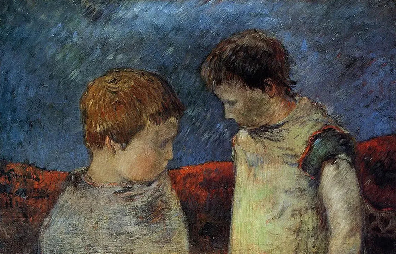 Aline Gauguin ve kardeşlerinden biri - Paul Gauguin
