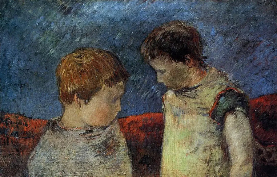 Aline Gauguin ve kardeşlerinden biri - Paul Gauguin