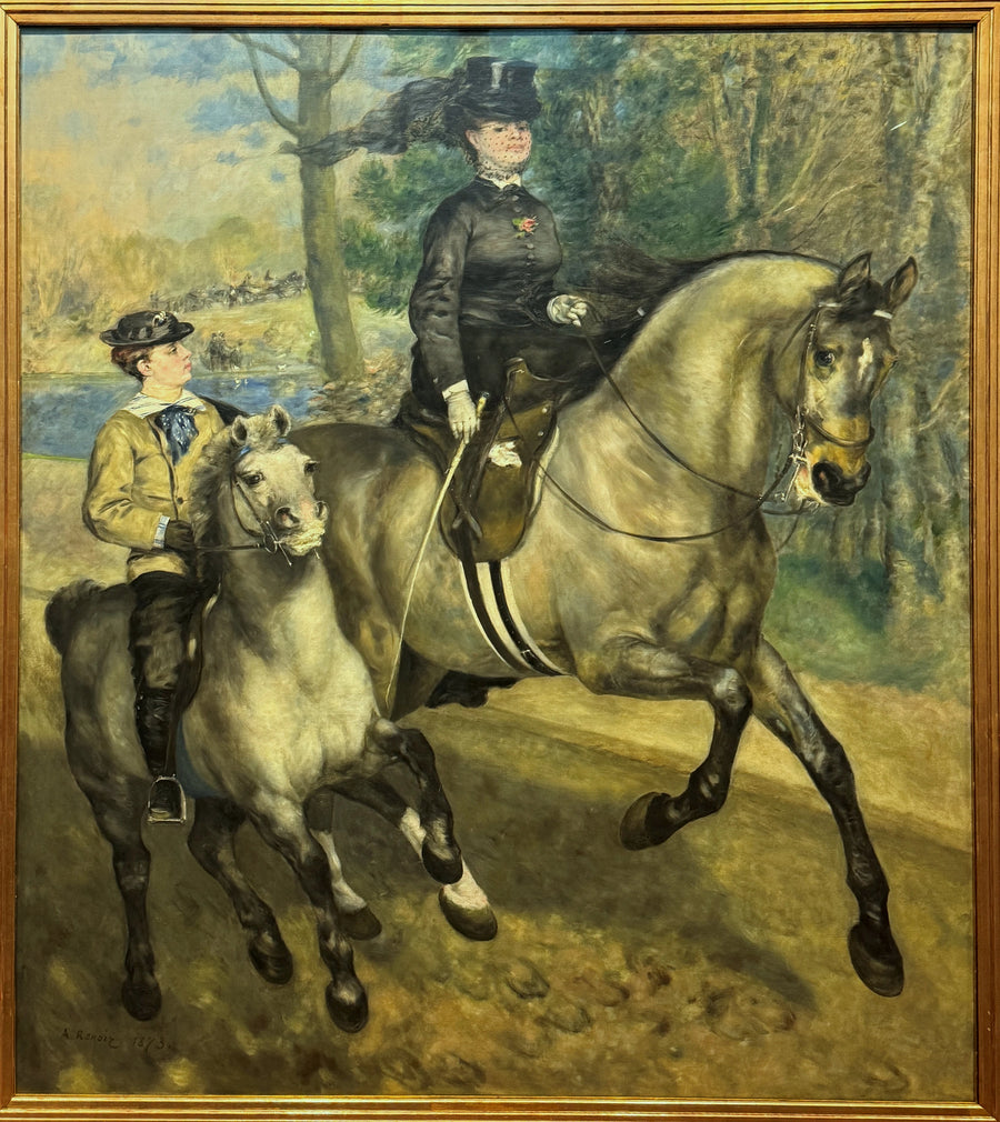 Boulogne Ormanı'ndaki At Yolu - Pierre-Auguste Renoir