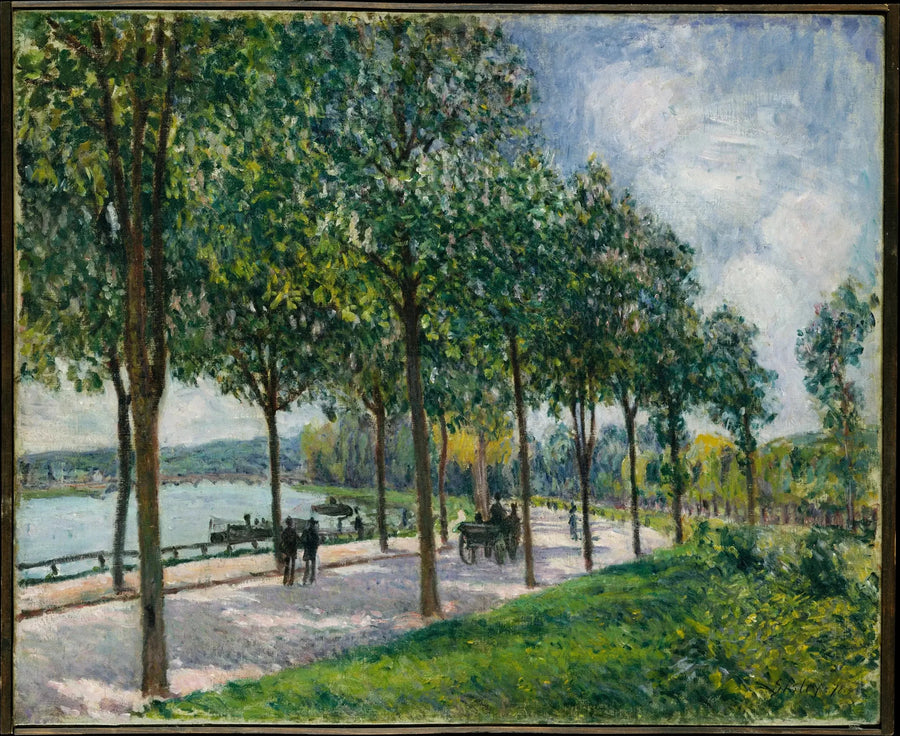 Kestane Ağaçları Yolu - Alfred Sisley