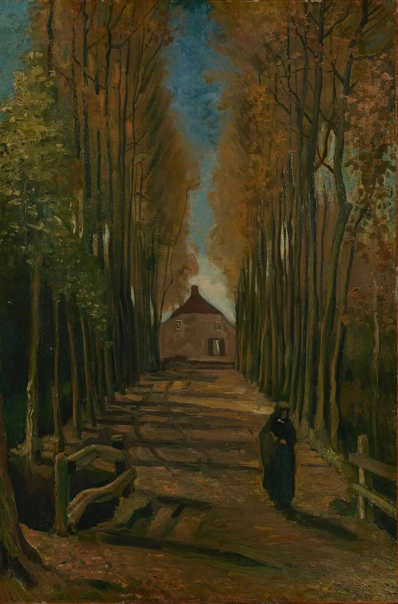 Sonbaharda Kavak Sokağı - Vincent van Gogh