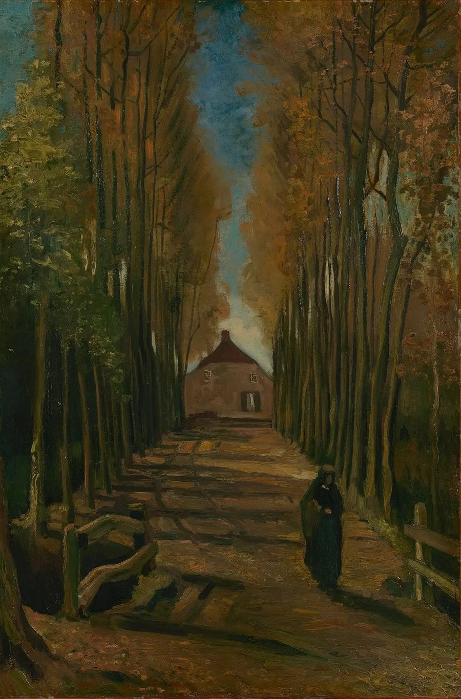 Sonbaharda Kavak Sokağı - Vincent van Gogh