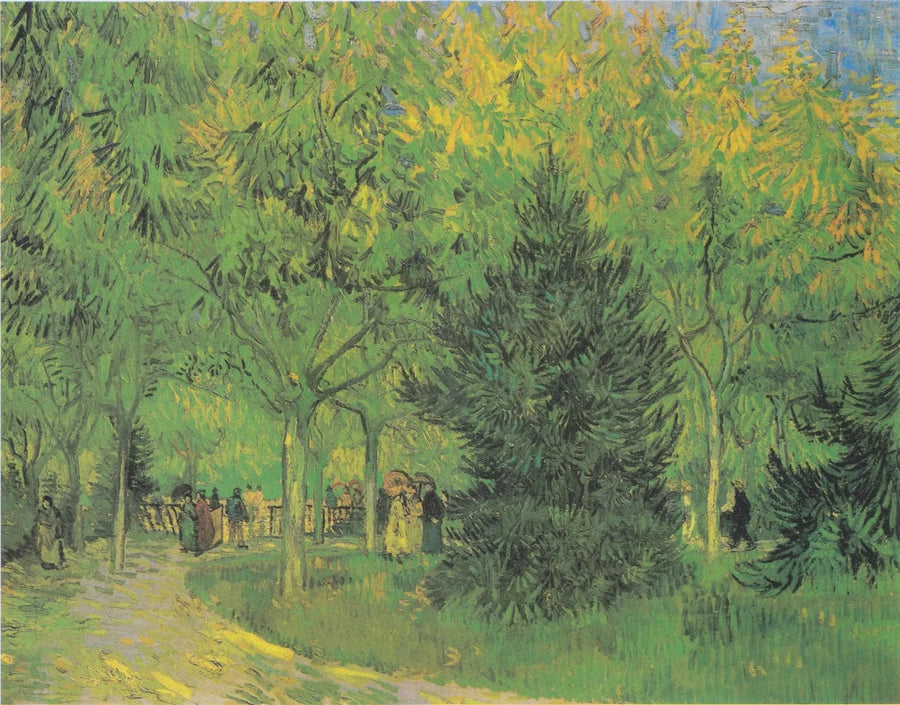 Arles Kamu Bahçesi'nde Bir Yol - Vincent van Gogh