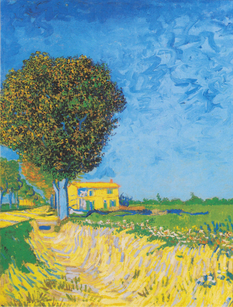 Evlerle Arles Caddesi - Vincent van Gogh