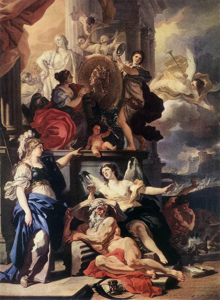Bir Krallığın Alegorisi - Francesco Solimena