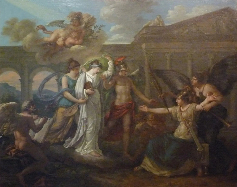 Fransa'nın Barış'ı Karşılayan Alegorisi - Louis Jean François Lagrenée