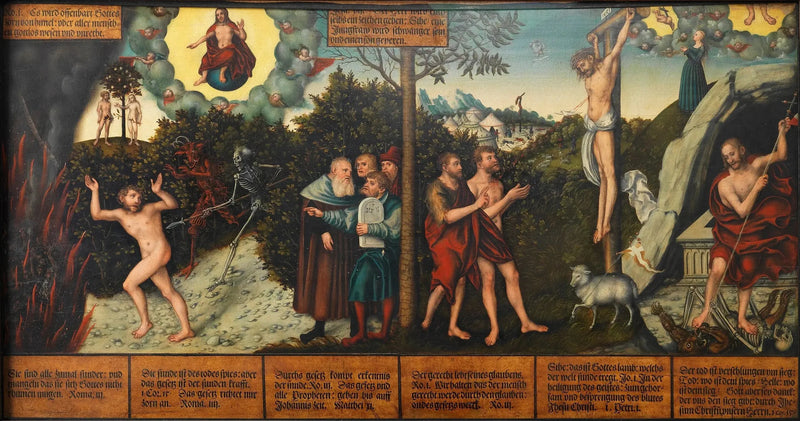 Hukuk ve lütuf alegorisi - Lucas Cranach the Elder