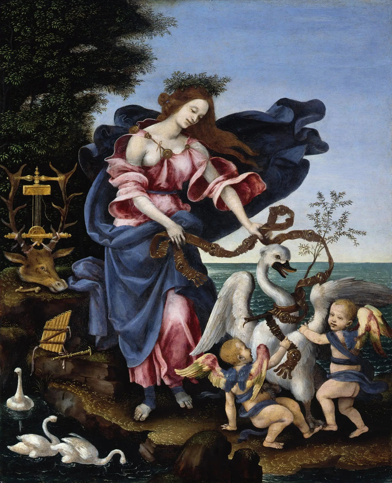 Müzik Alegorisi (Erato) - Filippino Lippi