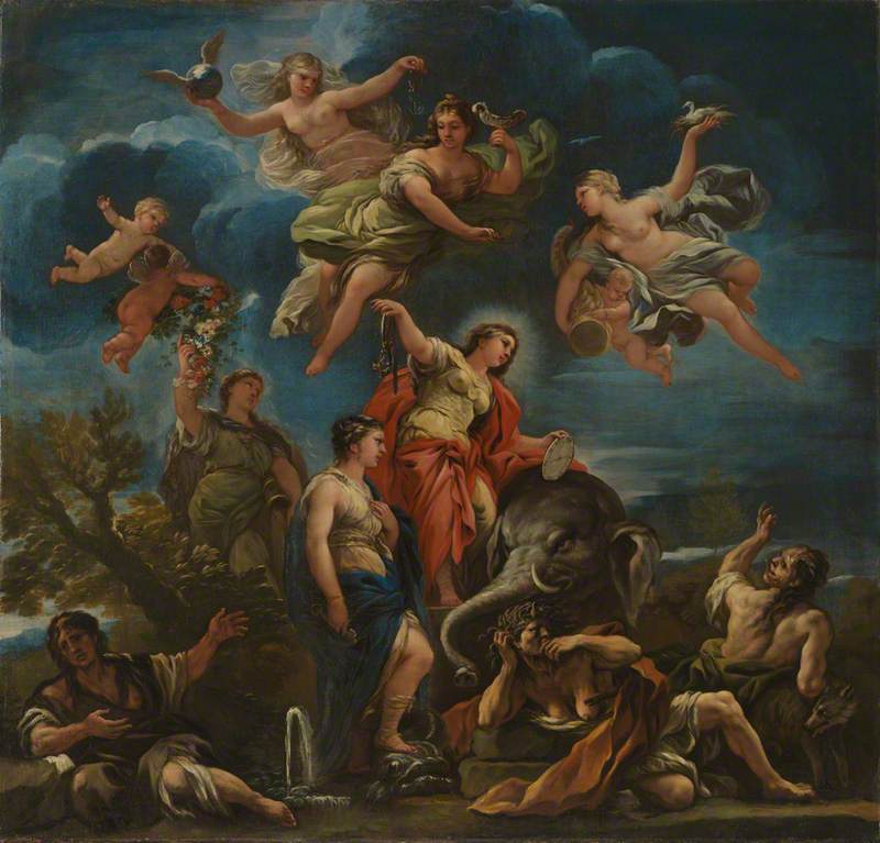 Temizlik Alegorisi - Luca Giordano