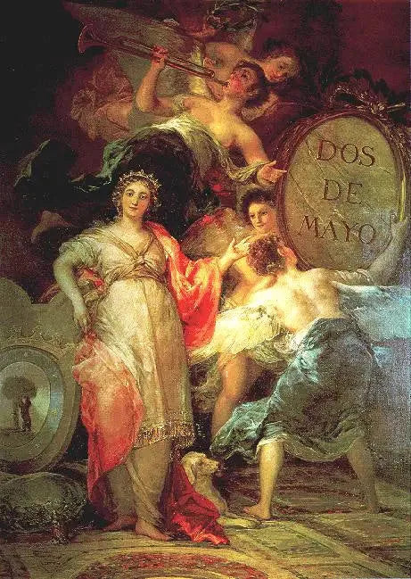 Madrid Şehri Alegorisi - Francisco de Goya