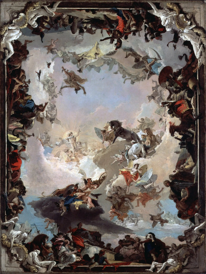 Gezegenler ve Kıtalar Alegorisi - Giovanni Battista Tiepolo