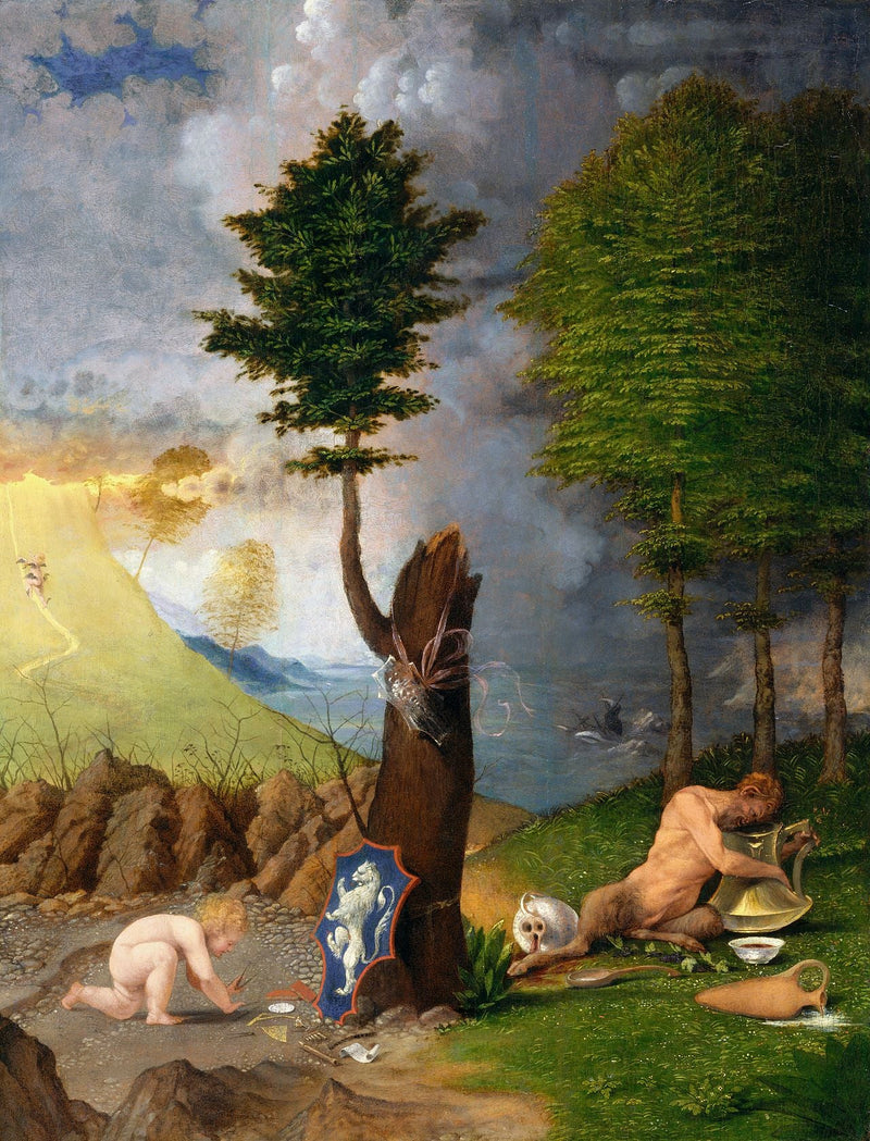 Vice ve Erdem Alegorisi - Lorenzo Lotto
