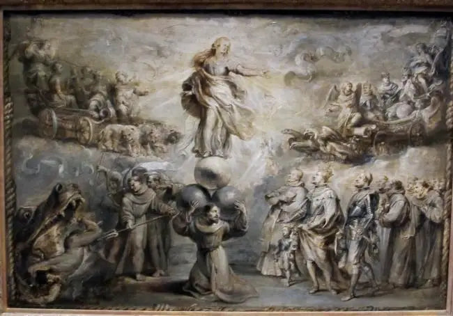 Franciscan Alegorisi, Masumiyetin Doğuşu onuruna - Peter Paul Rubens