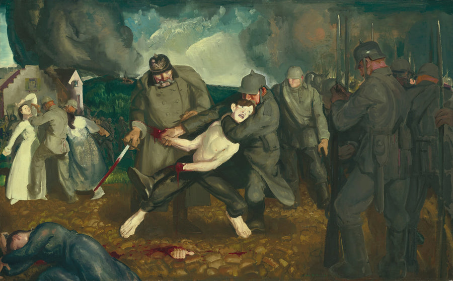 Les Allemands arrivent - George Bellows