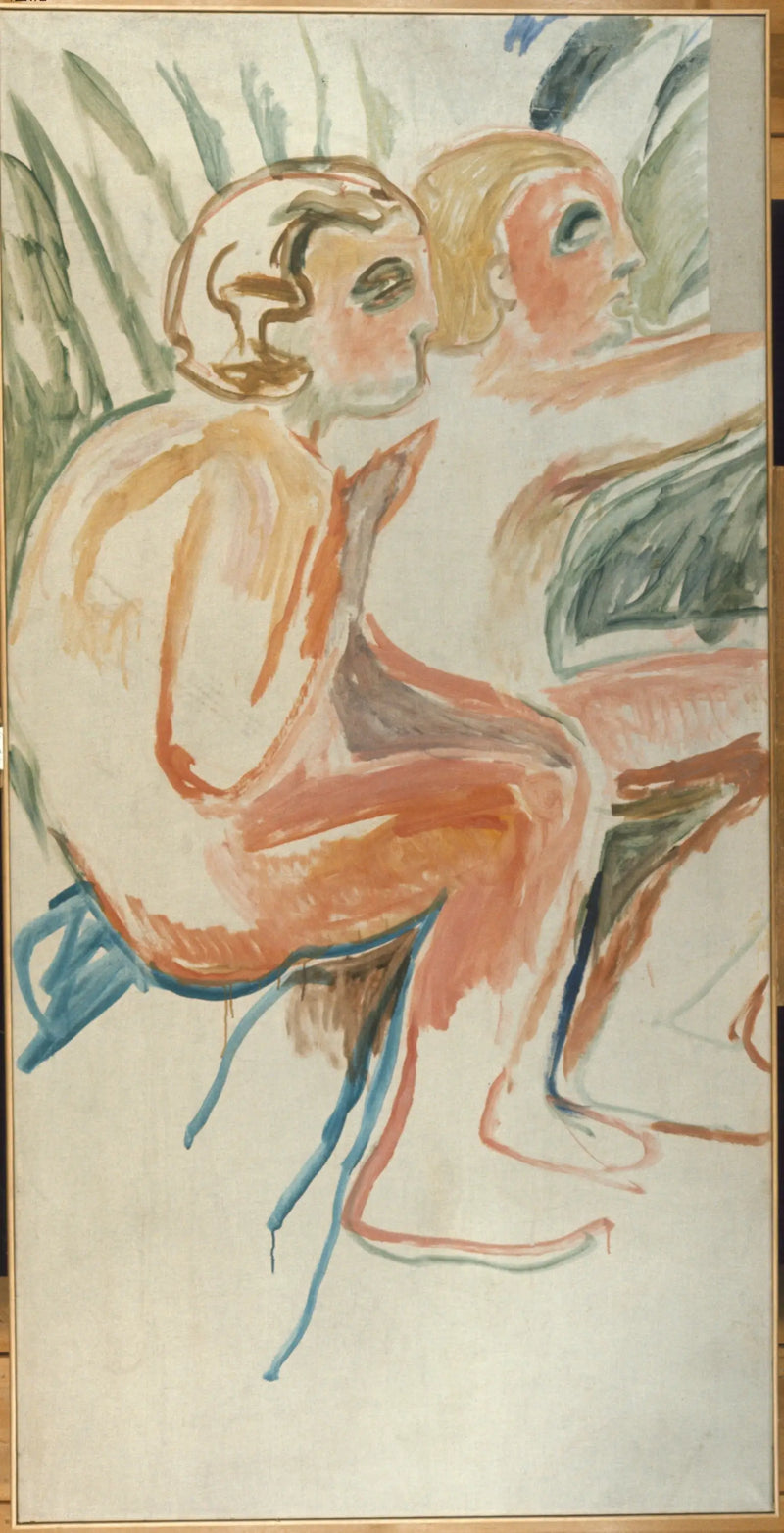 Alma Mater: iki çocuk oturuyor - Edvard Munch