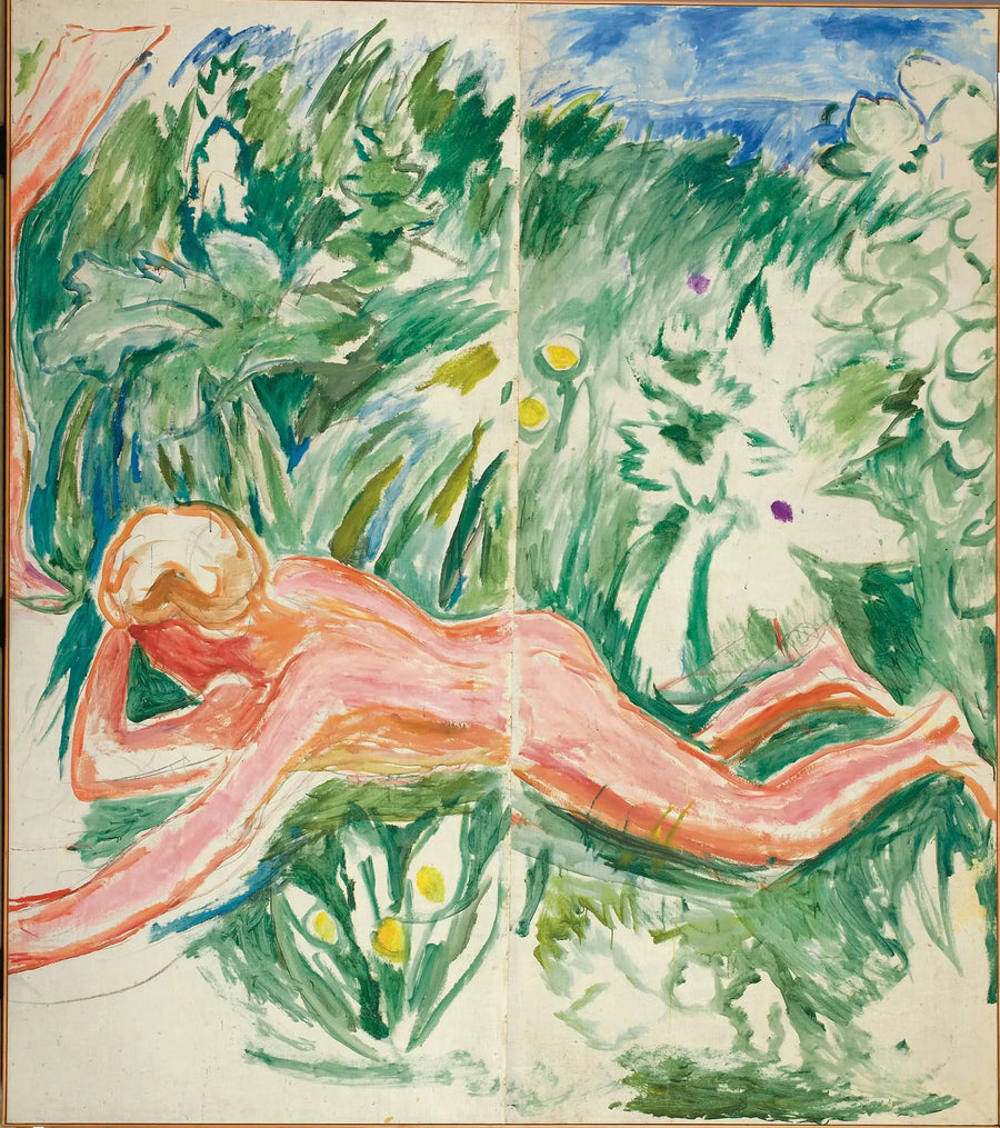 Alma Mater: uzanmış çocuk - Edvard Munch