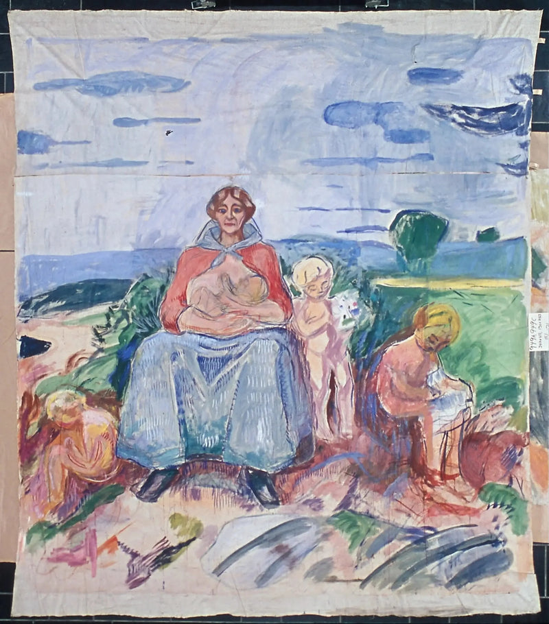 Alma Mater: merkezi kısım - Edvard Munch
