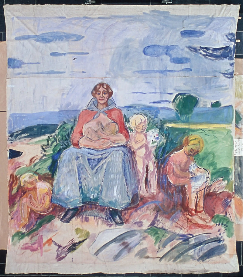 Alma Mater: merkezi kısım - Edvard Munch