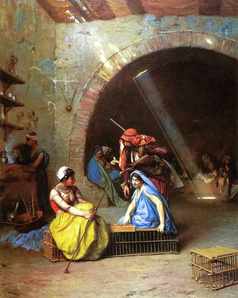 Satranç Oynayan Almées - Jean-Léon Gérôme