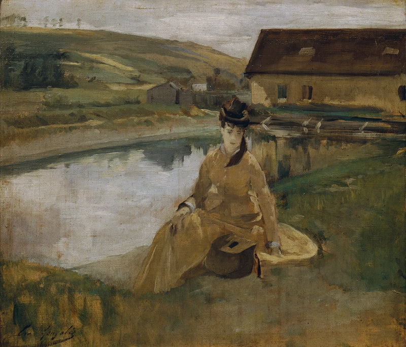 Am Wasser (Suda) - Eva Gonzalès