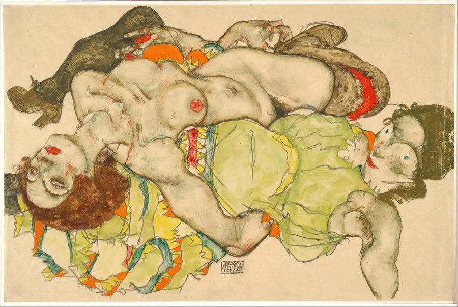 Aşıklar - Egon Schiele