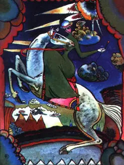 Dağlardaki Amazon - Vassily Kandinsky