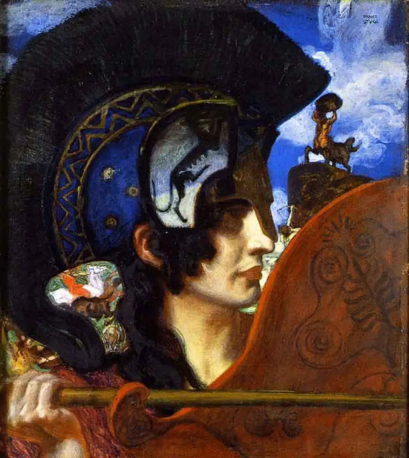 Savaşta Amazon - Franz Von Stuck