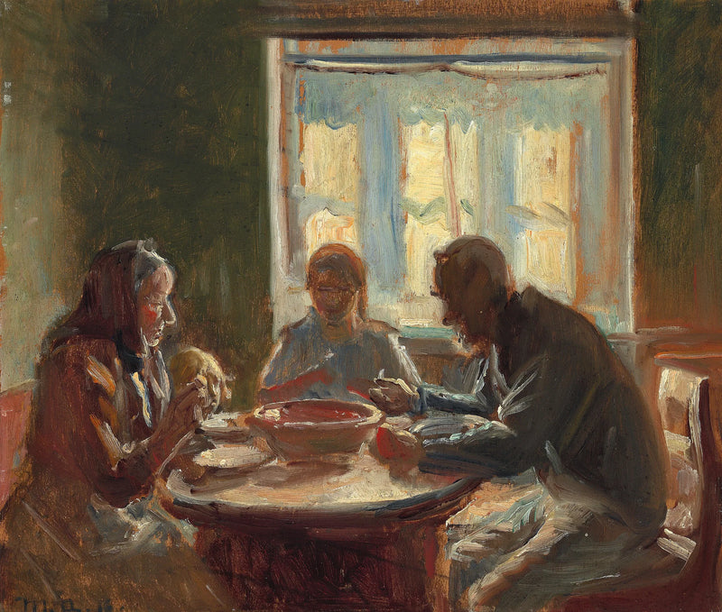 Ambiance matinale. - Michael Peter Ancher