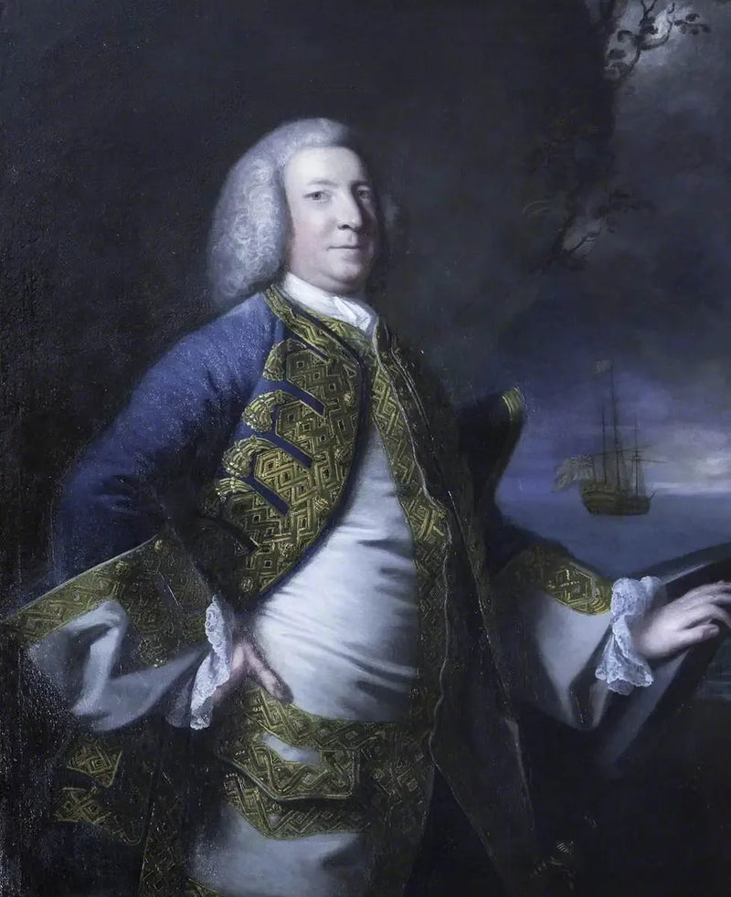 Amiral Sir George Anson, Soberton baronu Anson (1697-1762) - Joshua Reynolds