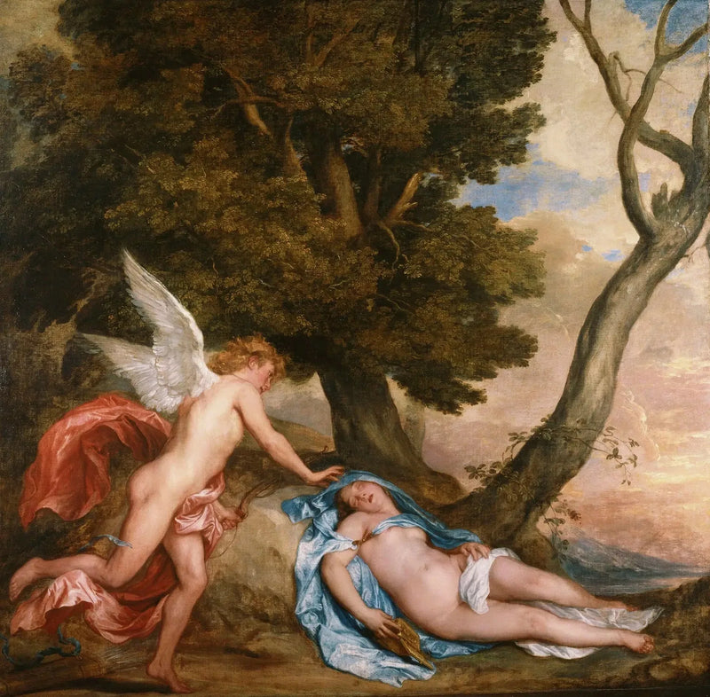 Aşk ve Psyche - Antoine van Dyck