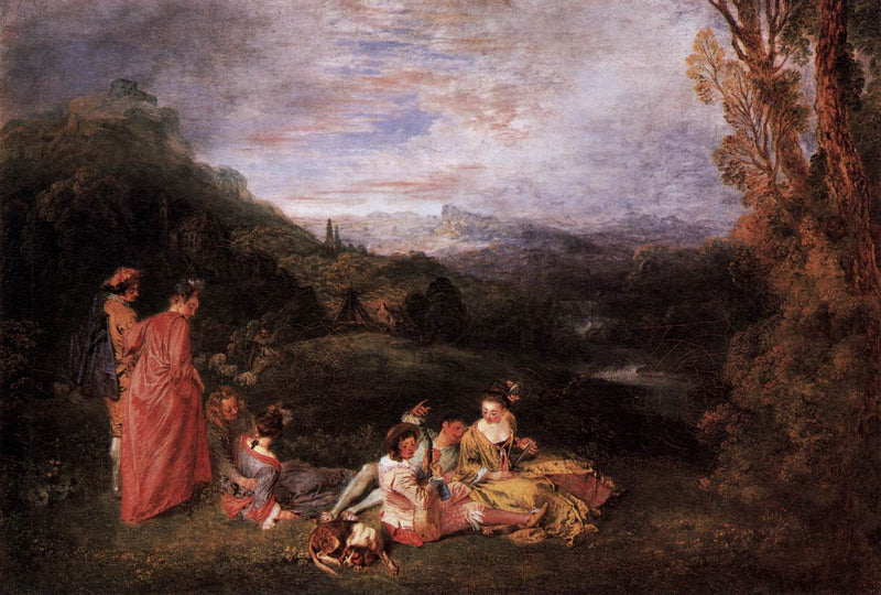 Huzurlu Aşk - Antoine Watteau