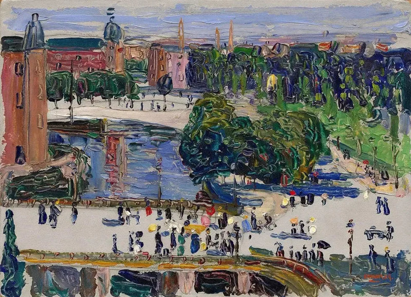 Amsterdam—Pencereden Manzara - Vassily Kandinsky