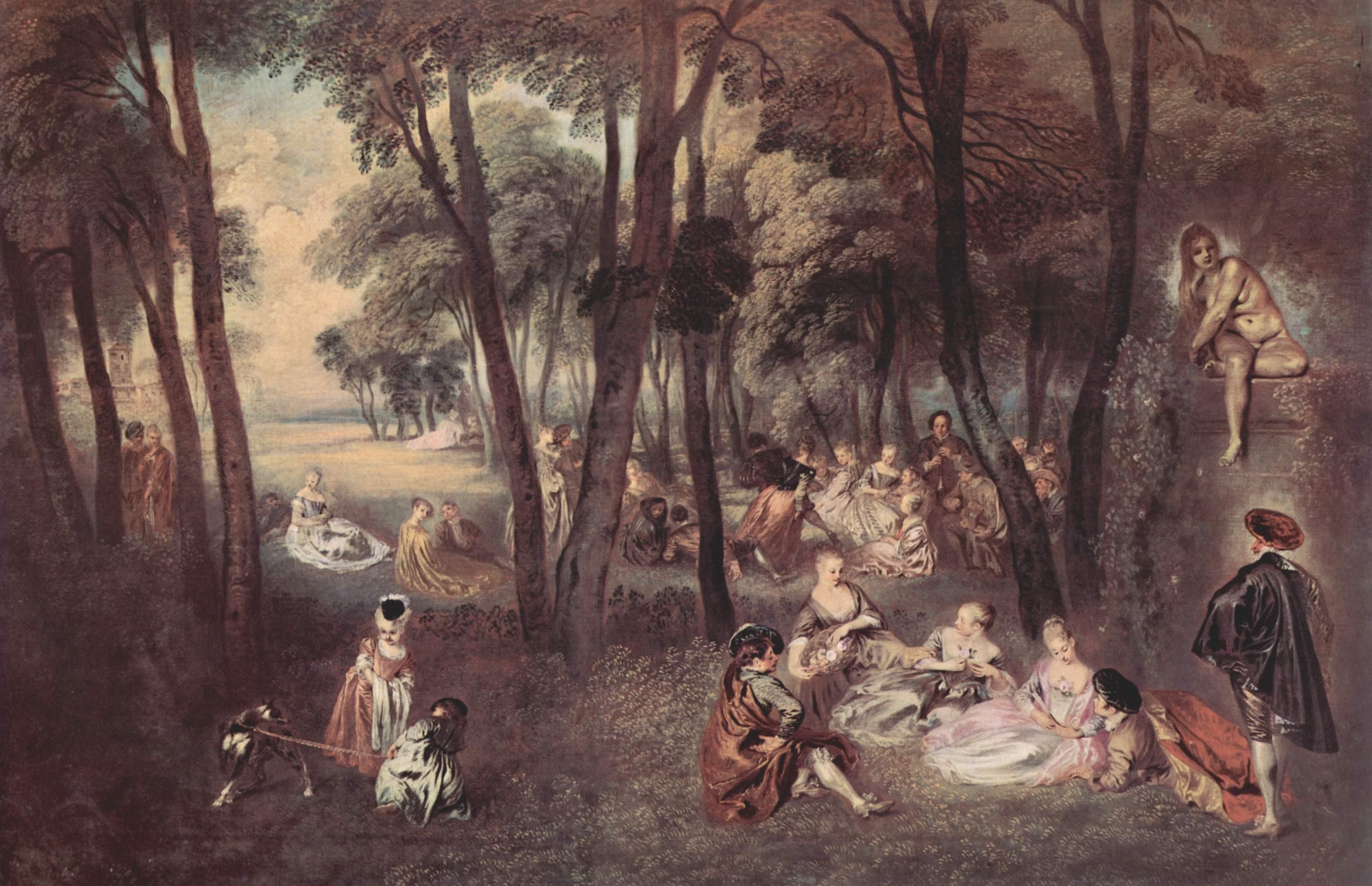 Kırsal Eğlenceler - Antoine Watteau