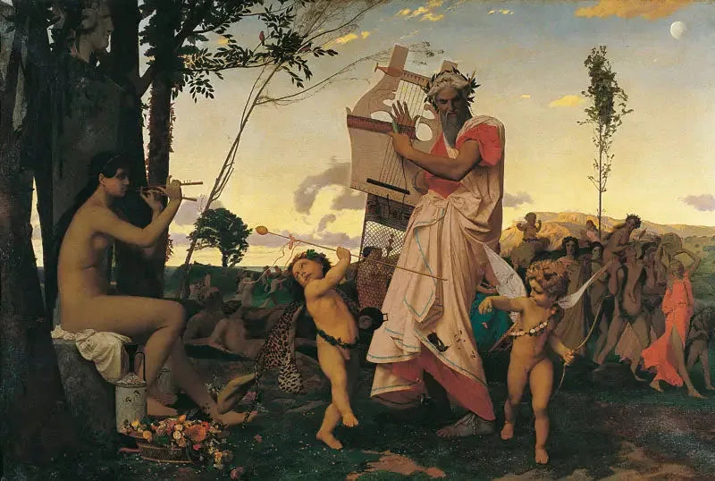 Anacreon, Bacchus ve Aşk - Jean-Léon Gérôme