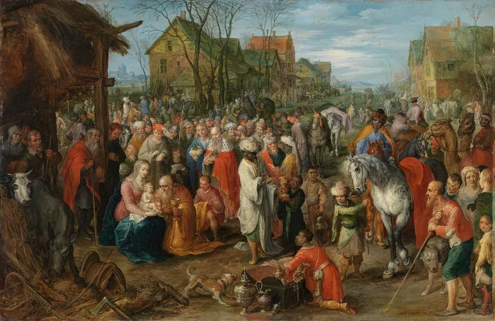 Anbetung der Könige - Jan Brueghel le Jeune image 1 reproduction d’œuvre d’art à l’huile