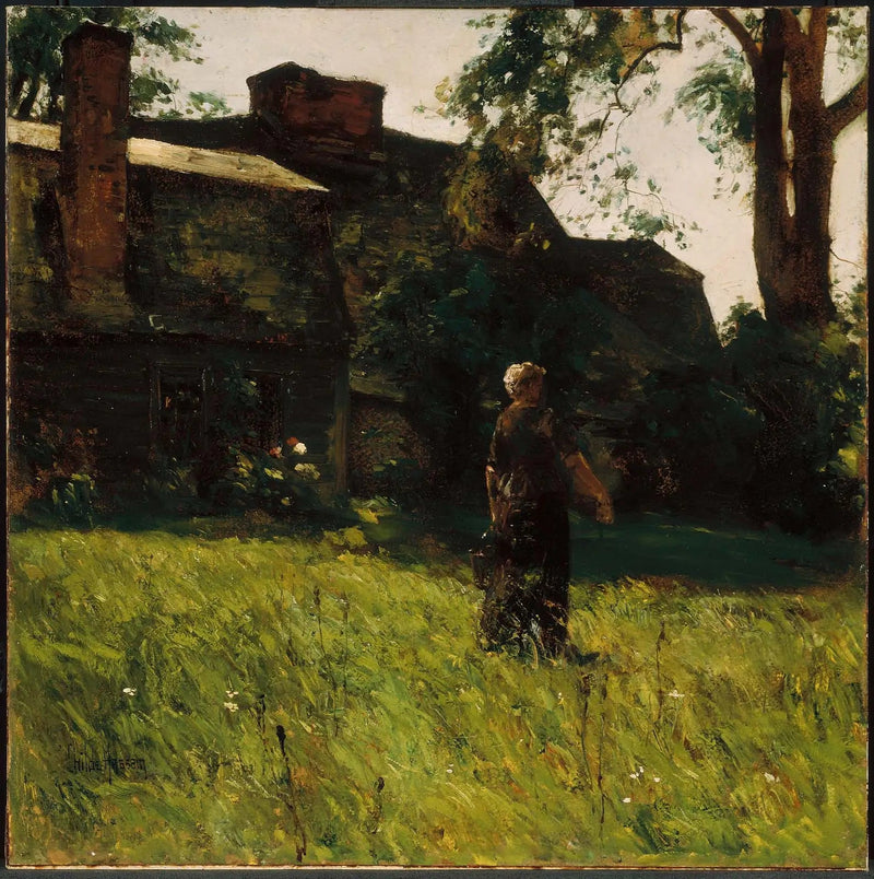 Eski Fairbanks Evi, Dedham, Massachusetts - Childe Hassam