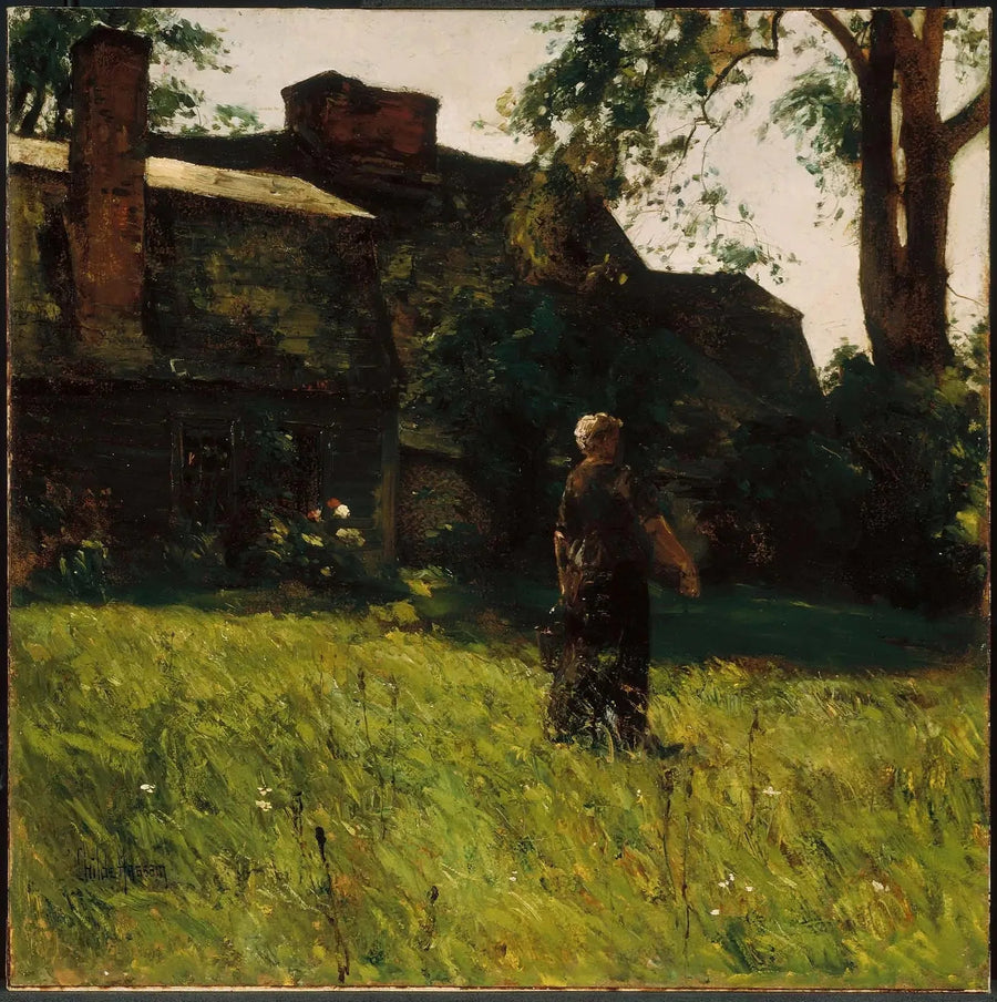 Eski Fairbanks Evi, Dedham, Massachusetts - Childe Hassam