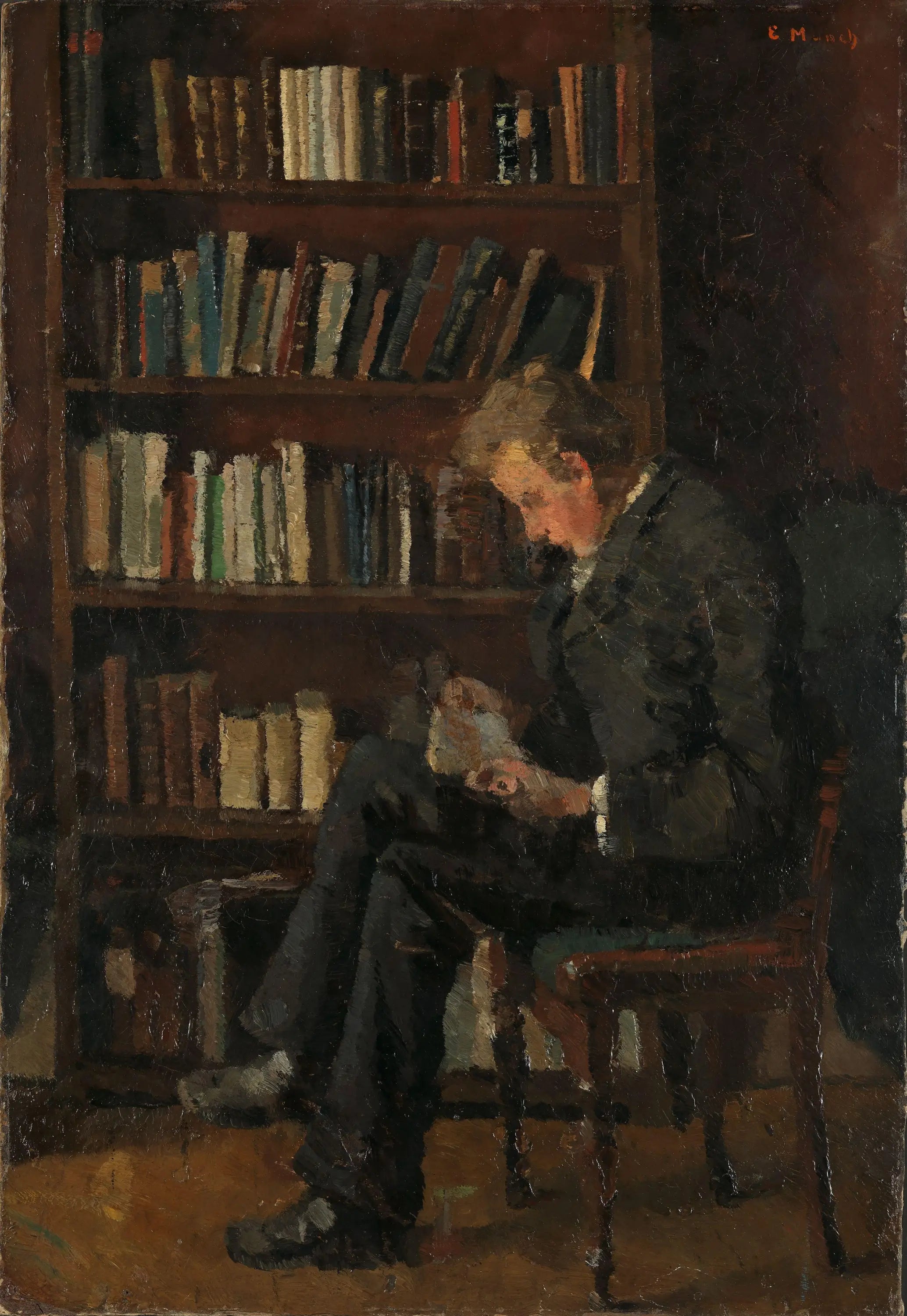 Reproduction du tableau « Andreas Lisant - Edvard Munch » par Alpha Reproduction en peinture à l’huile