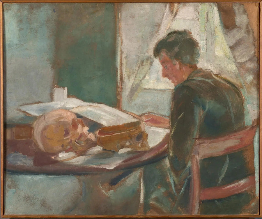 Andreas Munch anatomi öğrencisi - Edvard Munch