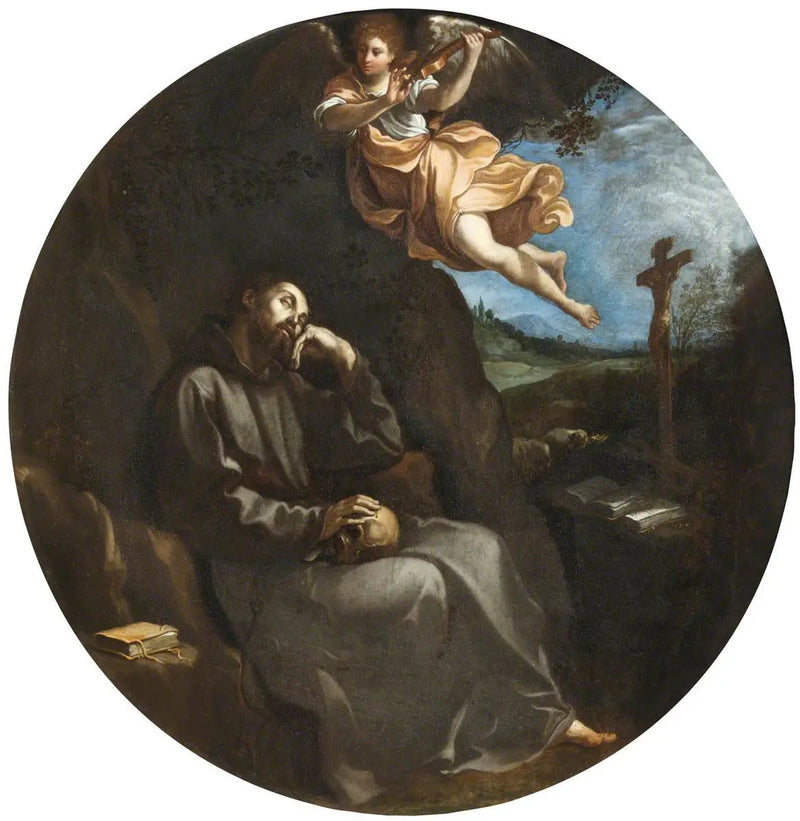 Saint François'ta Beliren Melek - Guido Reni