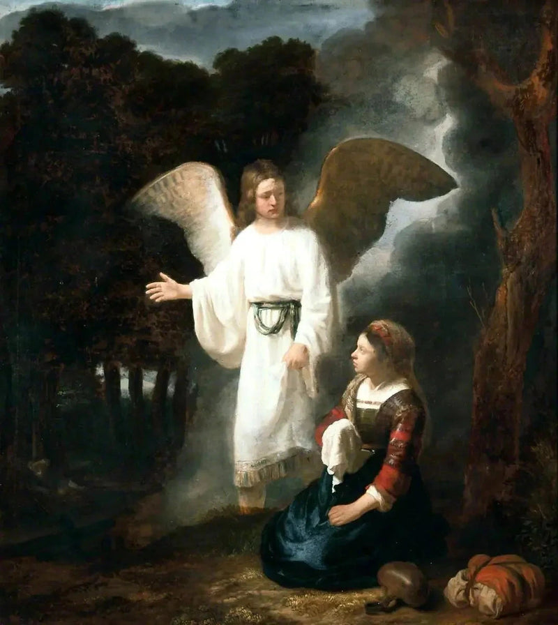 Agar'a Görünen Melek - Rembrandt