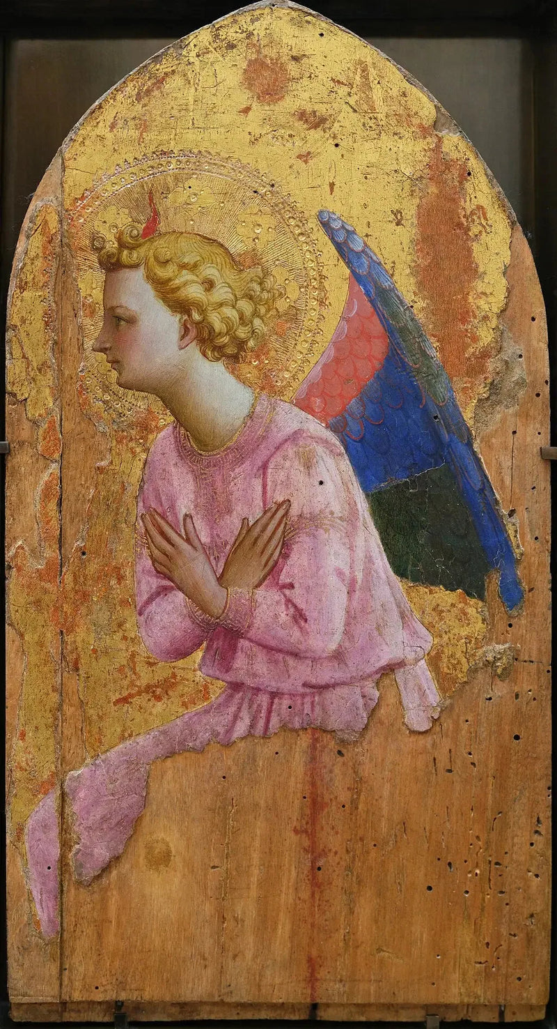 Adorasyonda Melek, sola dönük - Fra Angelico