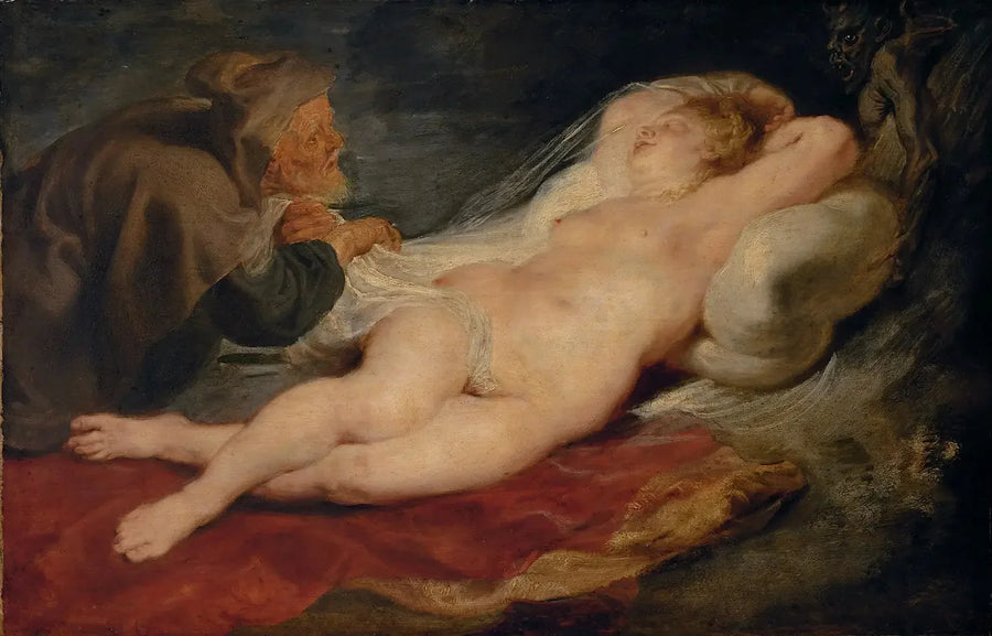 Angélique ve Ermiş - Peter Paul Rubens