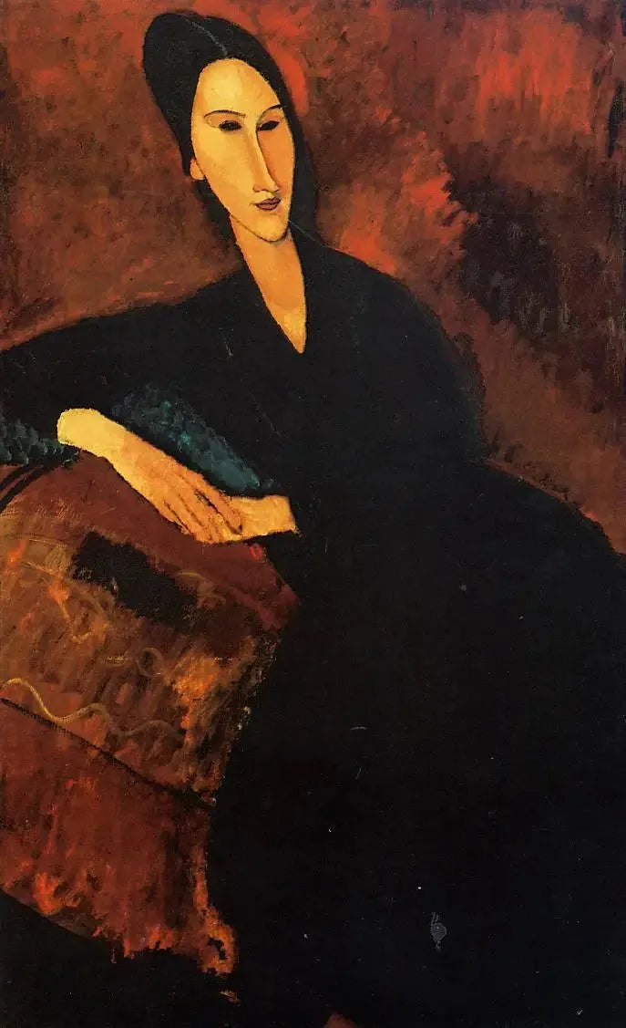 Anna Zborowska - Amedeo Modigliani image 1 reproduction réalisée par Alpha Reproduction