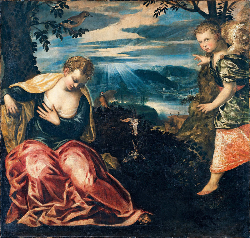 Manoah'ın Kadınına Müjdeleni - Jacopo Tintoretto