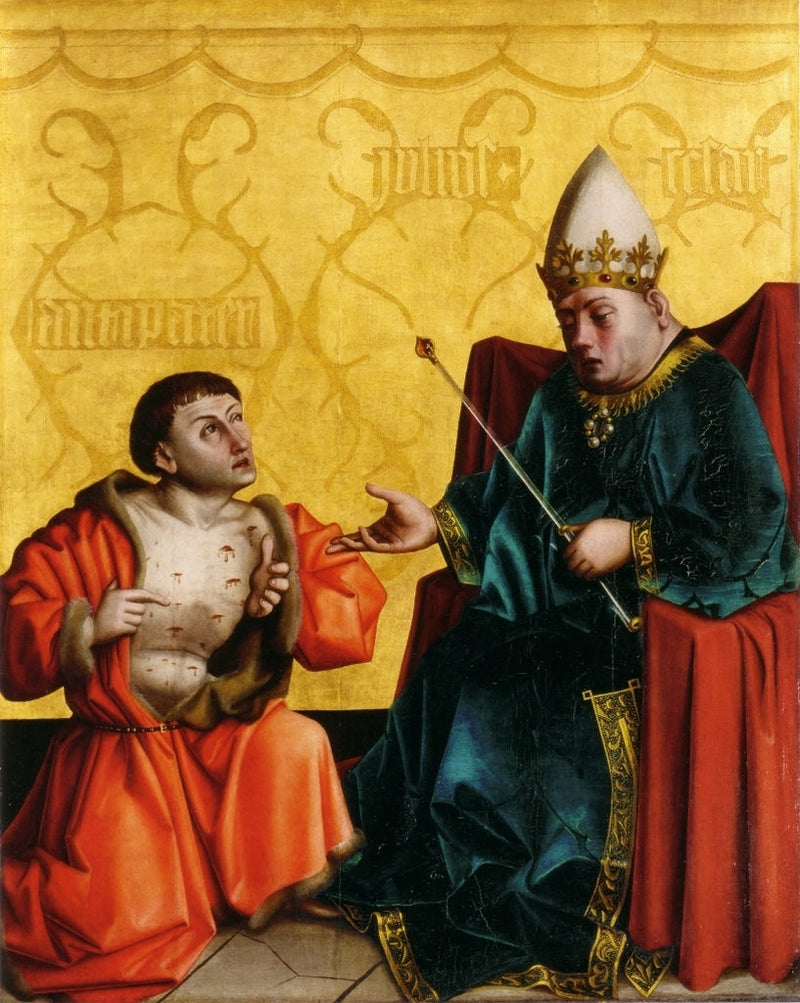 Antipater Jules César'ın önünde - Konrad Witz